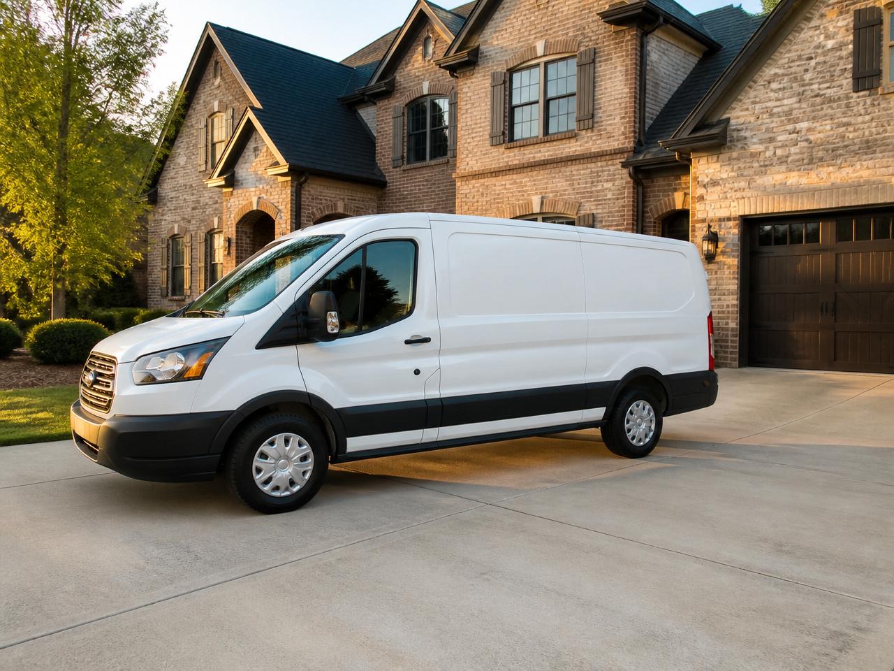 Sugarloaf Garage Door Repair service van in a Duluth, GA driveway